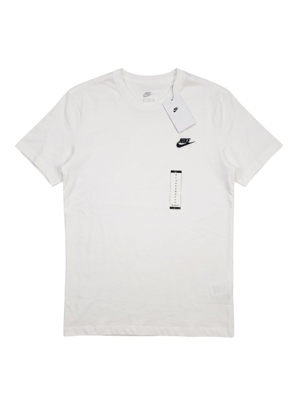NWT | Nike Sportswear Essential White Embroidered Logo T-Shirt | Medium